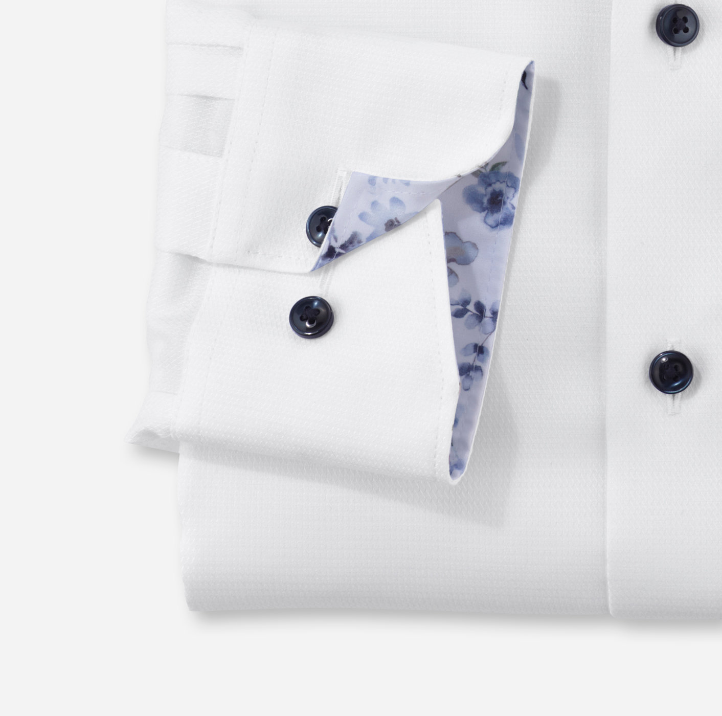 Olymp Camicia Da Uomo A Maniche Lunghe Luxor,tinta Unita, Modern Fit Global Kent Kobalt 08 46 127702069
