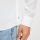 White olymp shirt in pure linen regular fit with breast pocket
