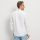 Camicia olymp bianca in puro lino regular fit con taschino