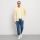 Camicia olymp gialla in puro lino regular fit con taschino