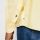Camicia olymp gialla in puro lino regular fit con taschino