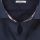 Camicia olymp blu scuro in cotone stretch operato slim fit