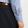 Olymp blue slim ft textured cotton striped shirt