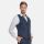 Slim fit gray checked blue stretch wool white bros dress
