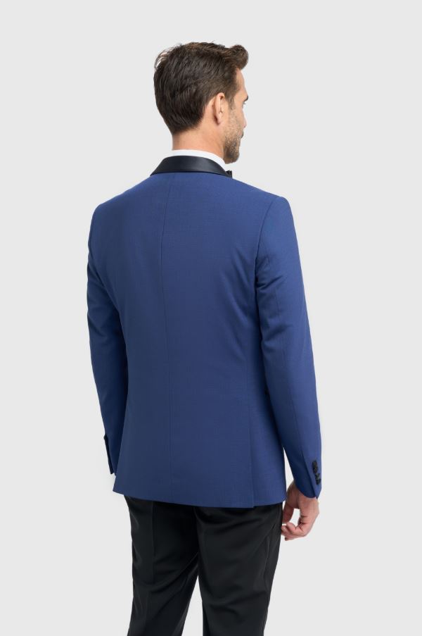 Smoking Elegante Blu Elettrico Cavani Saldi -15% Collezione