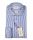 Camicia a righe azzurro slim fit pancaldi puro cotone