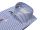 Camicia a righe azzurro slim fit pancaldi puro cotone