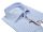 Camicia a righe celeste slim fit pancaldi puro cotone