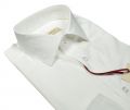 Camicia bianca pancaldi in cotone stretch regular fit