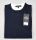 Crewneck pull project blue pure cotton gauge 12