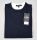 Crewneck pull project blue pure cotton gauge 12