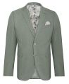 White bros slim fit melange green stretch dress