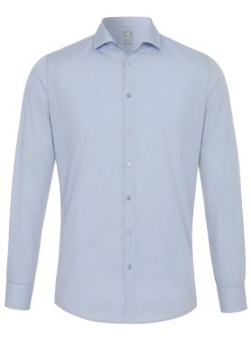 Camicia pure celeste extra slim fit cotone elasticizzato