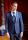 Dark blue tuxedo musani drop four short with waistcoat