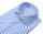 Light blue ingram dynamo shirt with slim fit stretch stripes