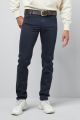 Five pockets slim fit blue cotton satin pima m5 by meyer
