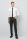 Five pockets slim fit black stretch wool m5 by meyer