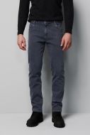 Medium grey stretch cotton regular fit jeans m5 by meyer