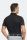 Black meyer polo shirt breathable non-iron technical fabric