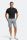 Black meyer polo shirt breathable non-iron technical fabric