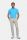 Turquoise meyer polo shirt breathable non-iron technical fabric