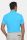 Turquoise meyer polo shirt breathable non-iron technical fabric