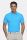 Turquoise meyer polo shirt breathable non-iron technical fabric