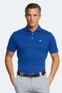 Polo blu elettrico meyer tessuto tecnico no stiro traspirante 