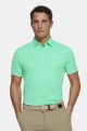 Meyer teal polo shirt breathable non-iron technical fabric