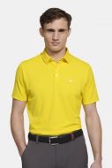 Yellow meyer polo shirt breathable non-iron technical fabric