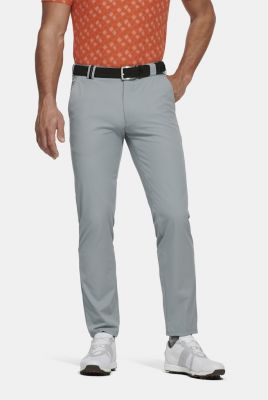 Grey meyer trousers with high-performance technical golf fabric