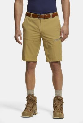 Mustard active short trousers meyer high-performance technical fabric