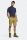 Mustard active short trousers meyer high-performance technical fabric