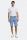 Light blue short trousers meyer high-performance technical golf fabric