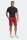 Red short trousers meyer high-performance technical golf fabric