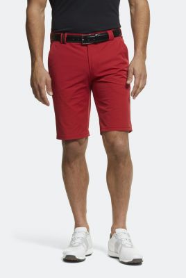 Red short trousers meyer high-performance technical golf fabric