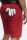 Red short trousers meyer high-performance technical golf fabric