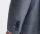 Grey and blue double-breasted suit with checks in stretch wool