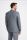 Abito grigio e blu a quadretti piccolo con gilet lana stretch