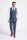 Small blue checked dress with stretch wool vest