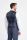 Small blue checked dress with stretch wool vest