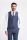 Small blue checked dress with stretch wool vest