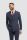 Navy blue double-breasted suit cavani modern fit