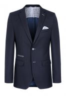 Giacca blazer blu white bros drop quattro comfort fit