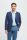 Modern fit blue cavani linen blend jacket