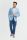 Modern fit light blue cavani linen blend jacket