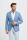 Giacca celeste spigata cavani in cotone modern fit