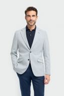 Modern fit cavani blue small checkered jacket