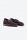 Vintage effect suede moccasin shoe brown cavani