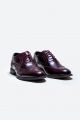 Scarpa stringata bordeaux cavani stile all'inglese  